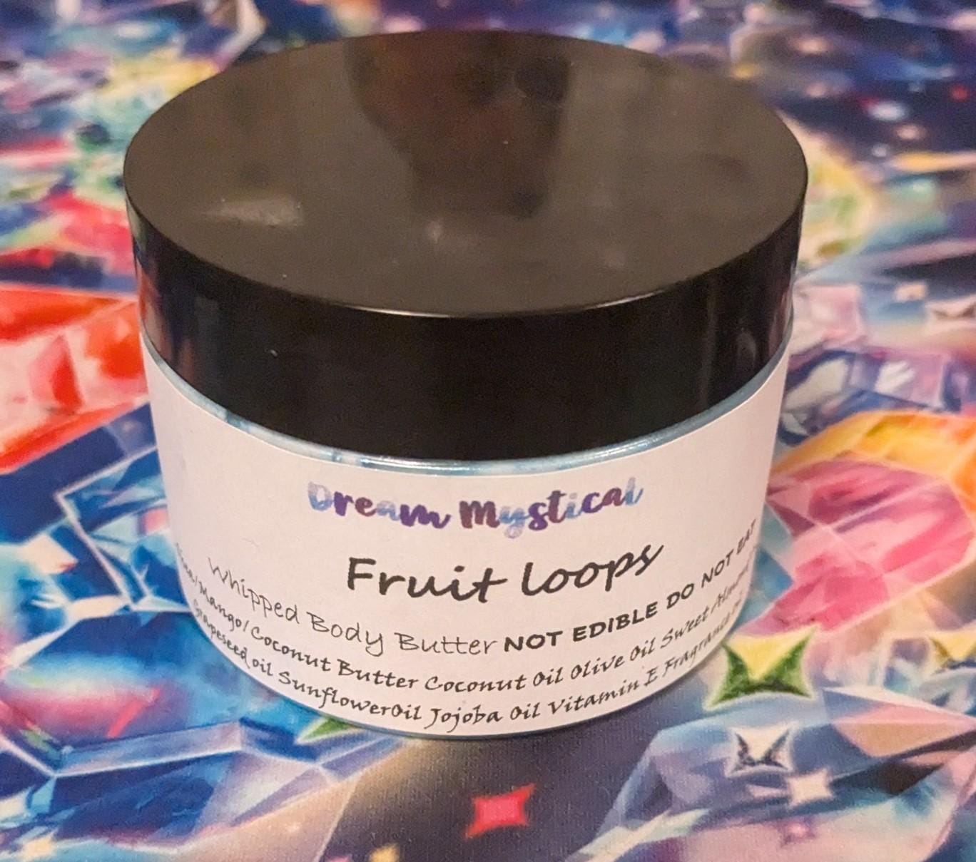 Fruit Loops All Natural Whipped Body Butter~Protects ~ Heals~ Moisturizing