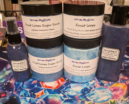 Fruit Loops All Natural Whipped Body Butter~Protects ~ Heals~ Moisturizing