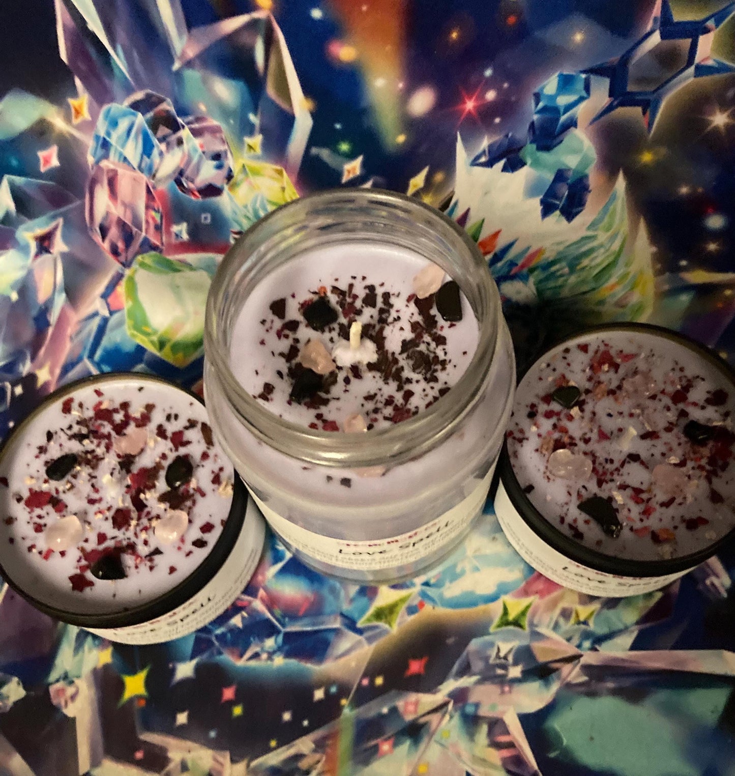 Love Spell Intentional Manifest Candle Heart Chakra Sexy as F*ck Healing Unconditional Love Forgiveness Protection meditation Cocnut Wax