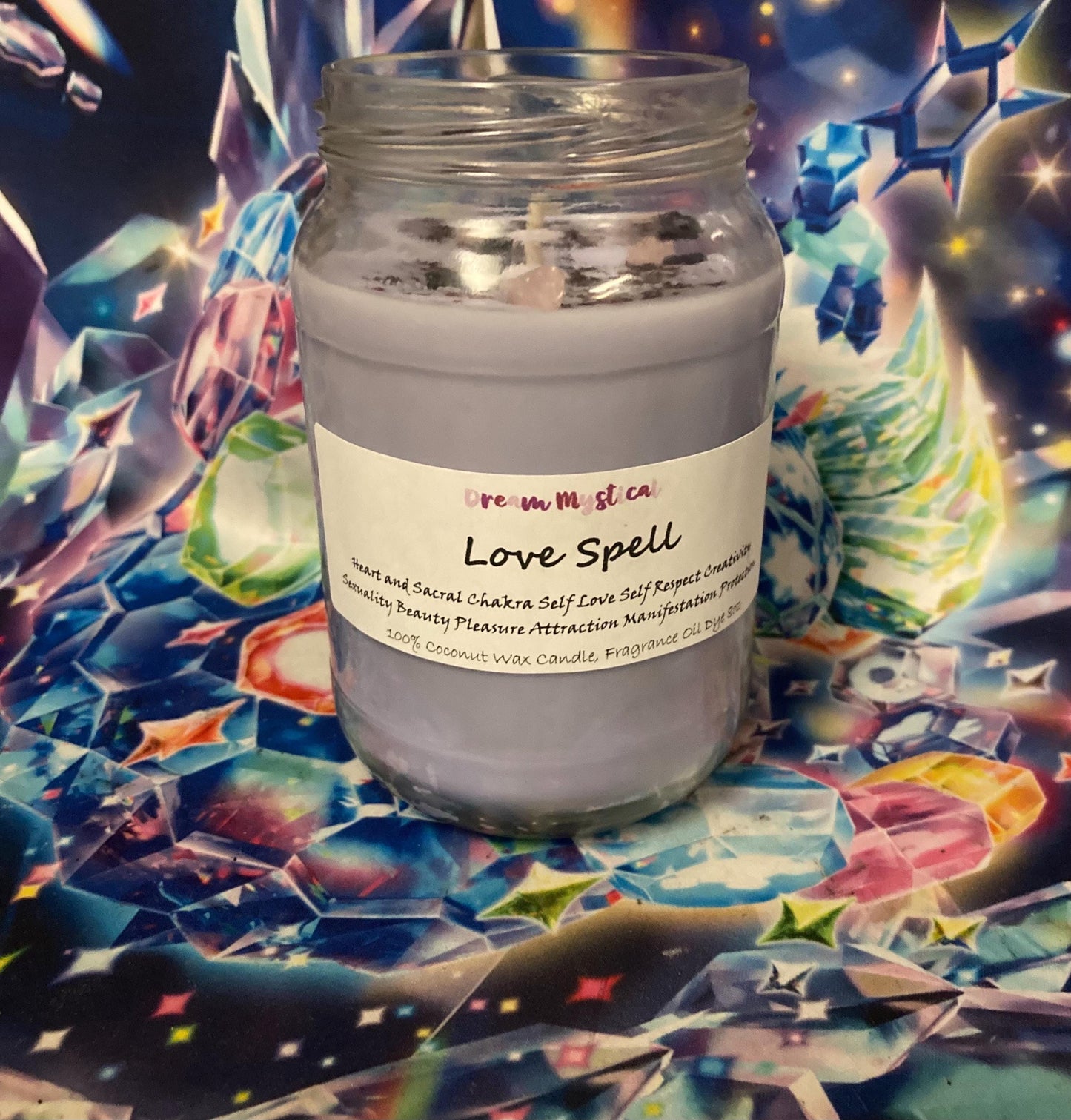 Love Spell Intentional Manifest Candle Heart Chakra Sexy as F*ck Healing Unconditional Love Forgiveness Protection meditation Cocnut Wax