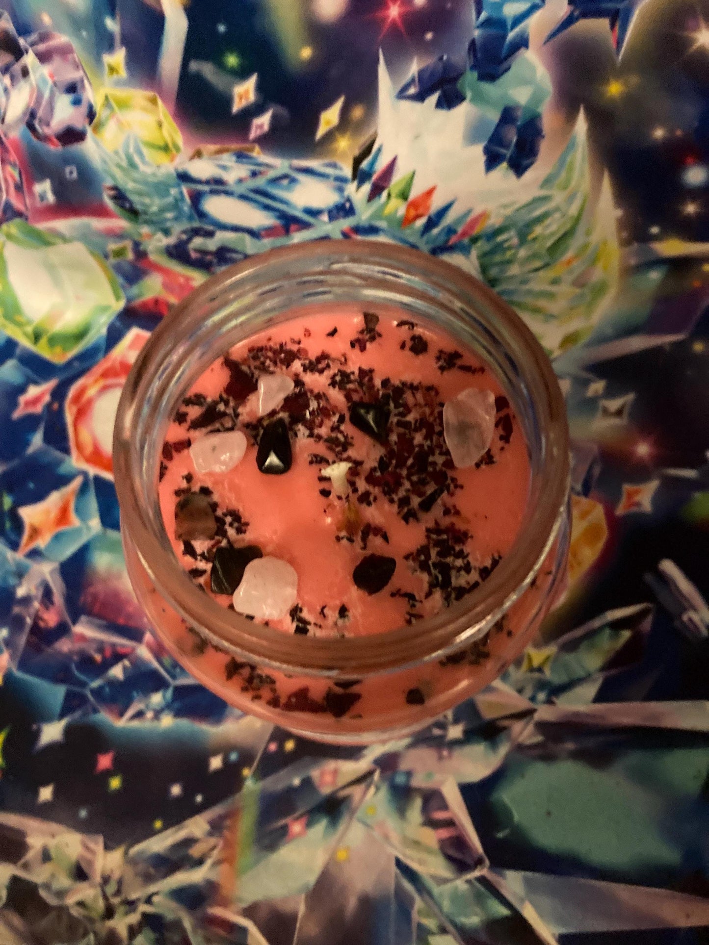 Heavenly Rose Intentional Manifest Candle Heart Chakra Sexy as F*ck Healing Unconditional Love Forgiveness Protection meditation Cocnut Wax