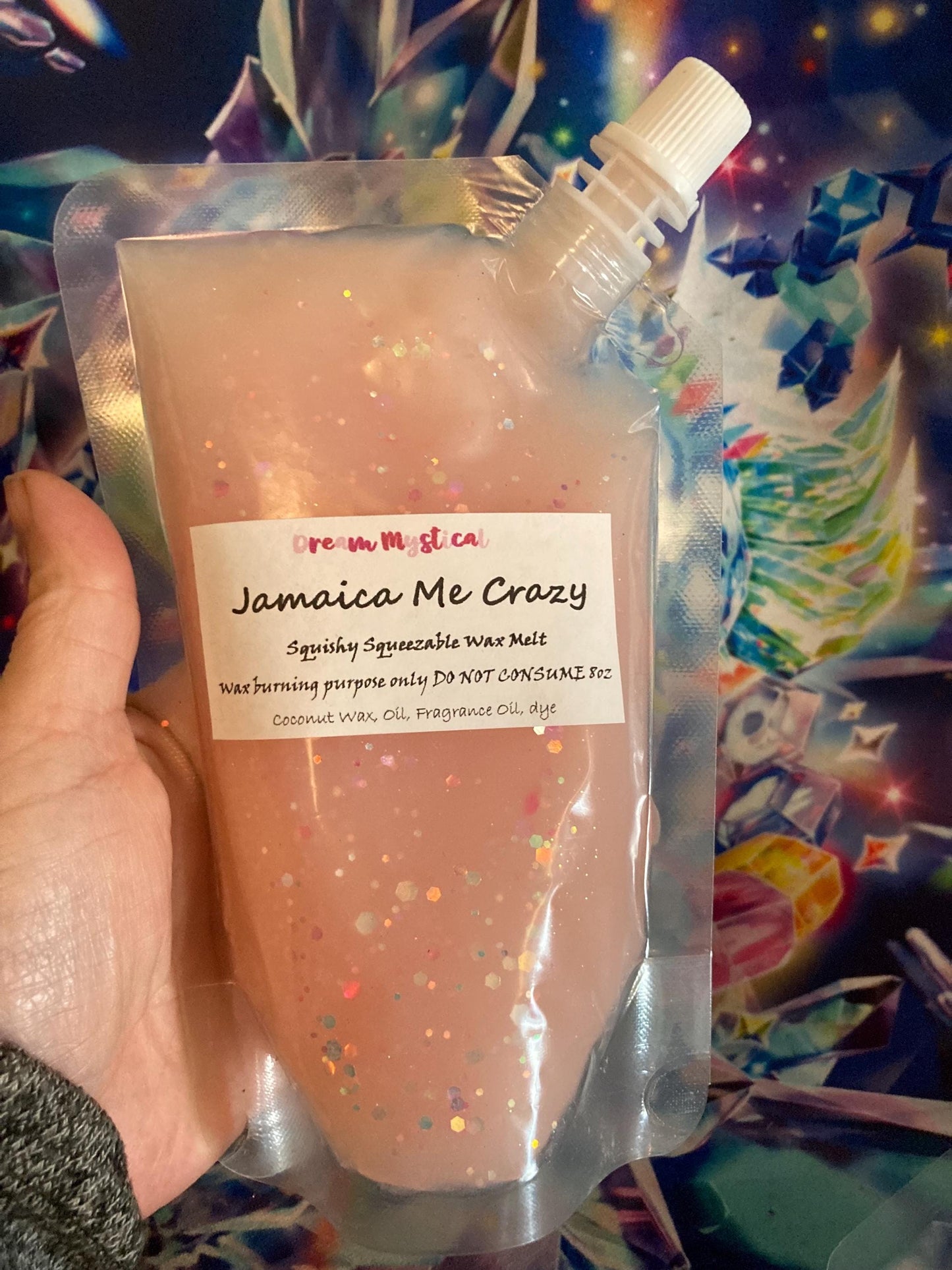 Jamaica Me Crazy Squishy Squeezable Wax melts Soy/Joy wax Eco-friendly non toxic