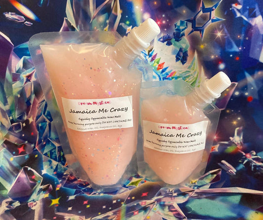 Jamaica Me Crazy Squishy Squeezable Wax melts Soy/Joy wax Eco-friendly non toxic