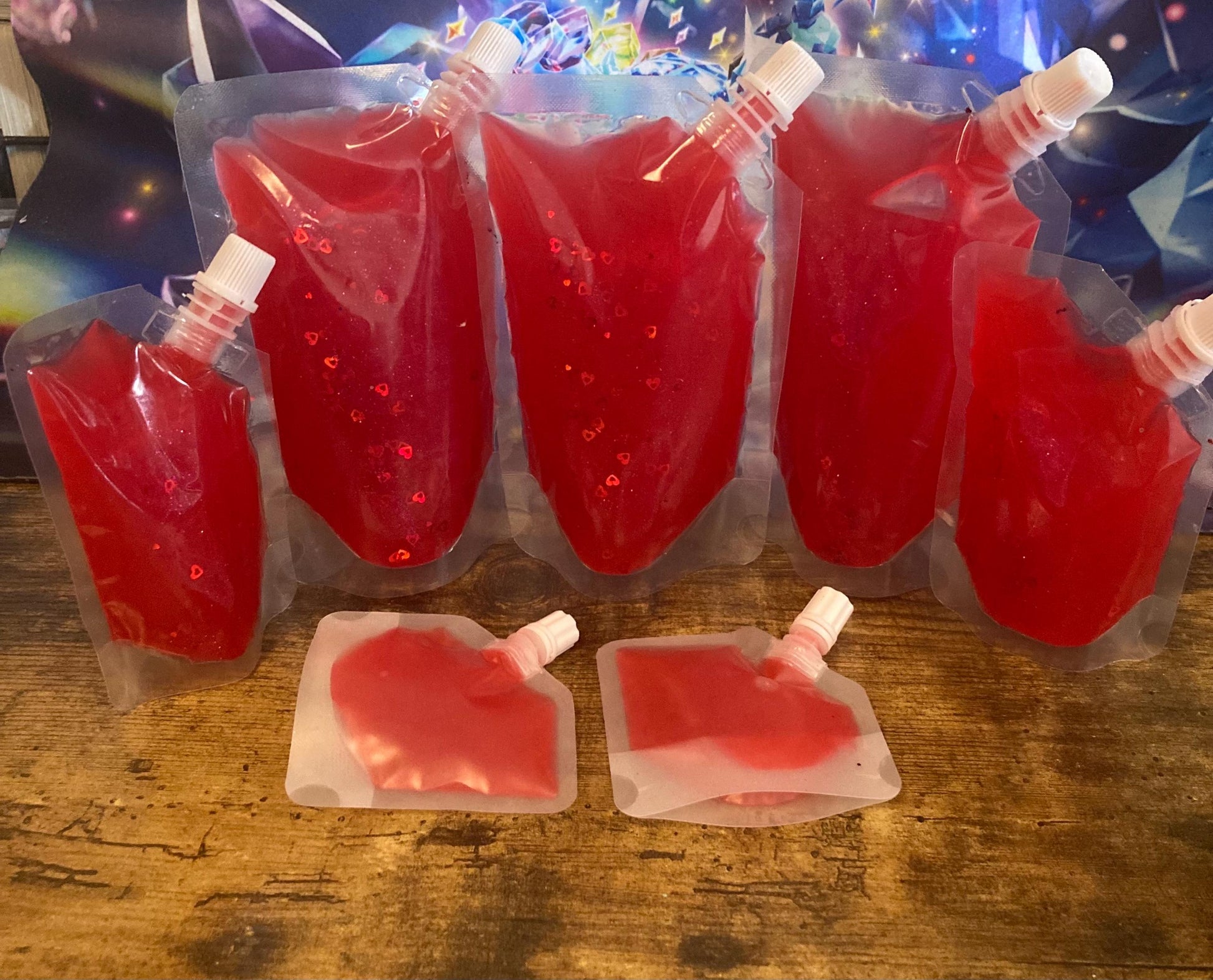 Mystic Rose Squishy Squeezable Wax melts Heart Chakra• Attraction • Love• Beauty• Self Love• Healing Soy/Joy wax Eco-friendly non toxic