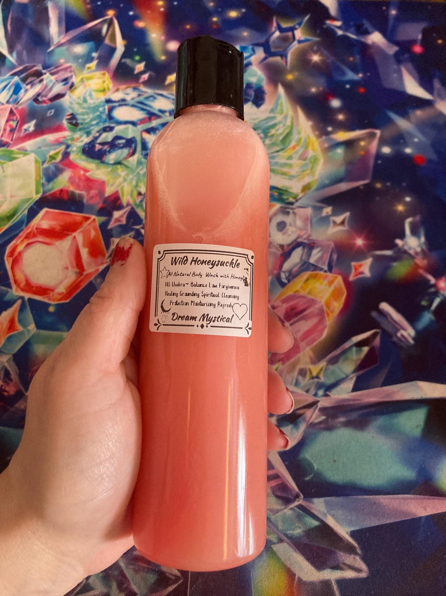 Wild Honeysuckle All Natual Body Wash with Raw Honey