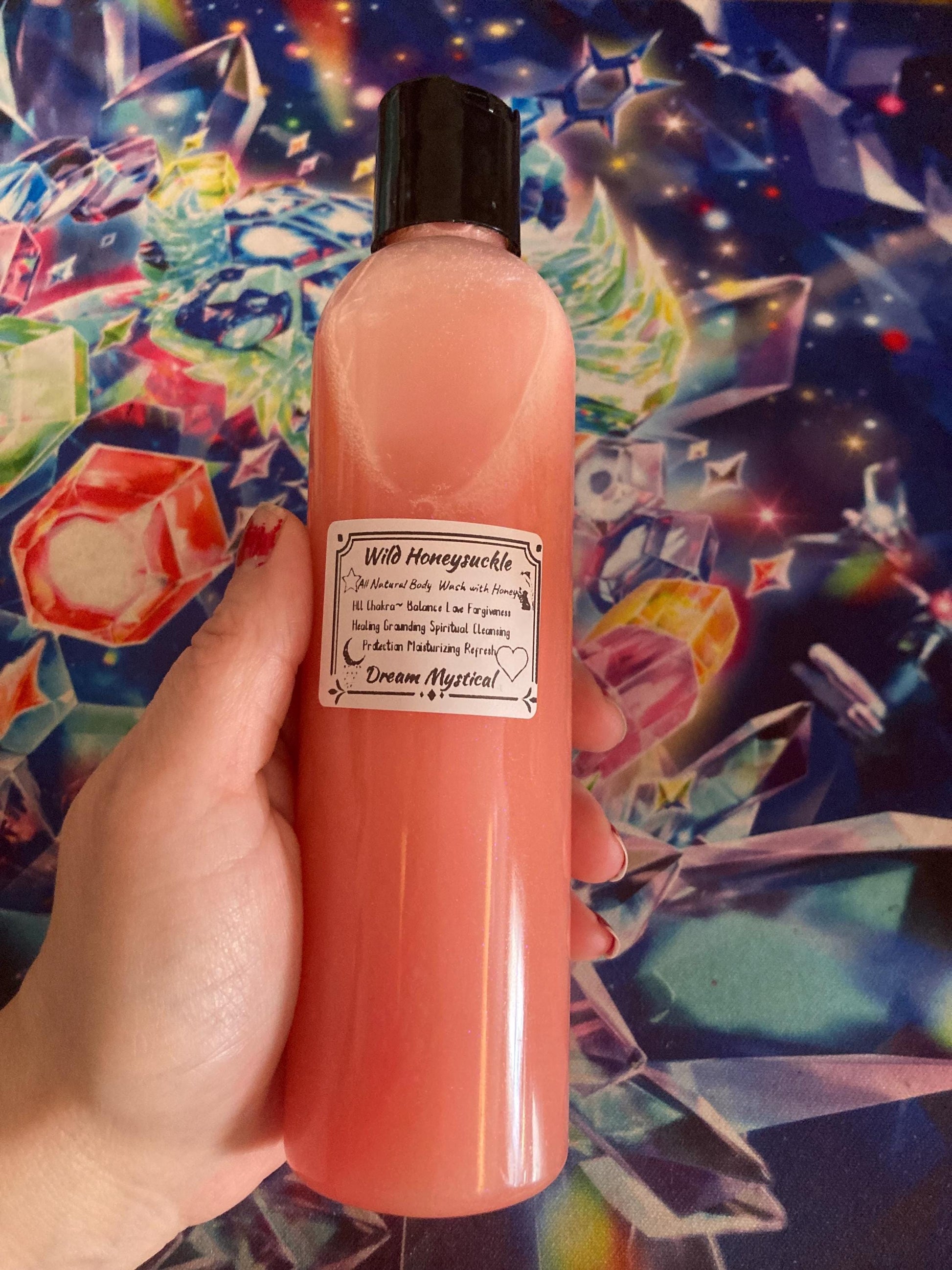 Wild Honeysuckle All Natual Body Wash with Raw Honey