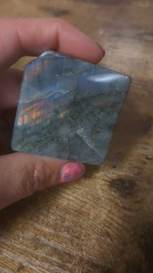 Natural Rainbow Labradorite Freeform – One of a Kind |Protection • Intuition • Transformation