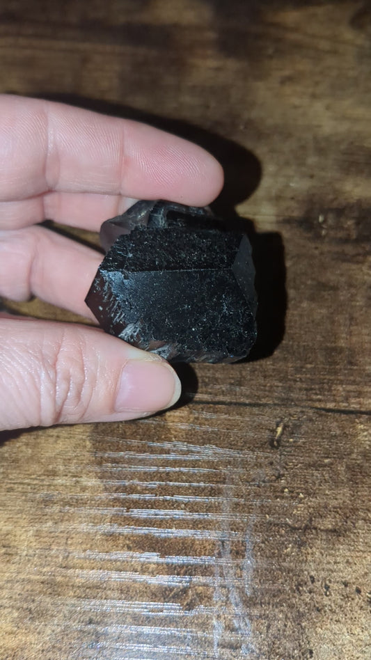 🖤Sacred Shield Natural Black Tourmaline (Schorl) – Raw EMF Protection • Energy Shielding Crystal – 39g