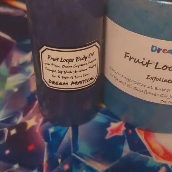 Fruit Loops Body Oil Handmade Moisturizer• Heals• Protecte• Balances & Aligns Solar Plexus Chakra