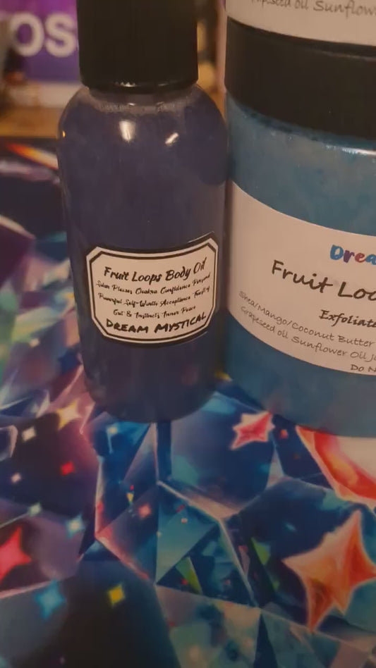 Fruit Loops Body Oil Handmade Moisturizer• Heals• Protecte• Balances & Aligns Solar Plexus Chakra