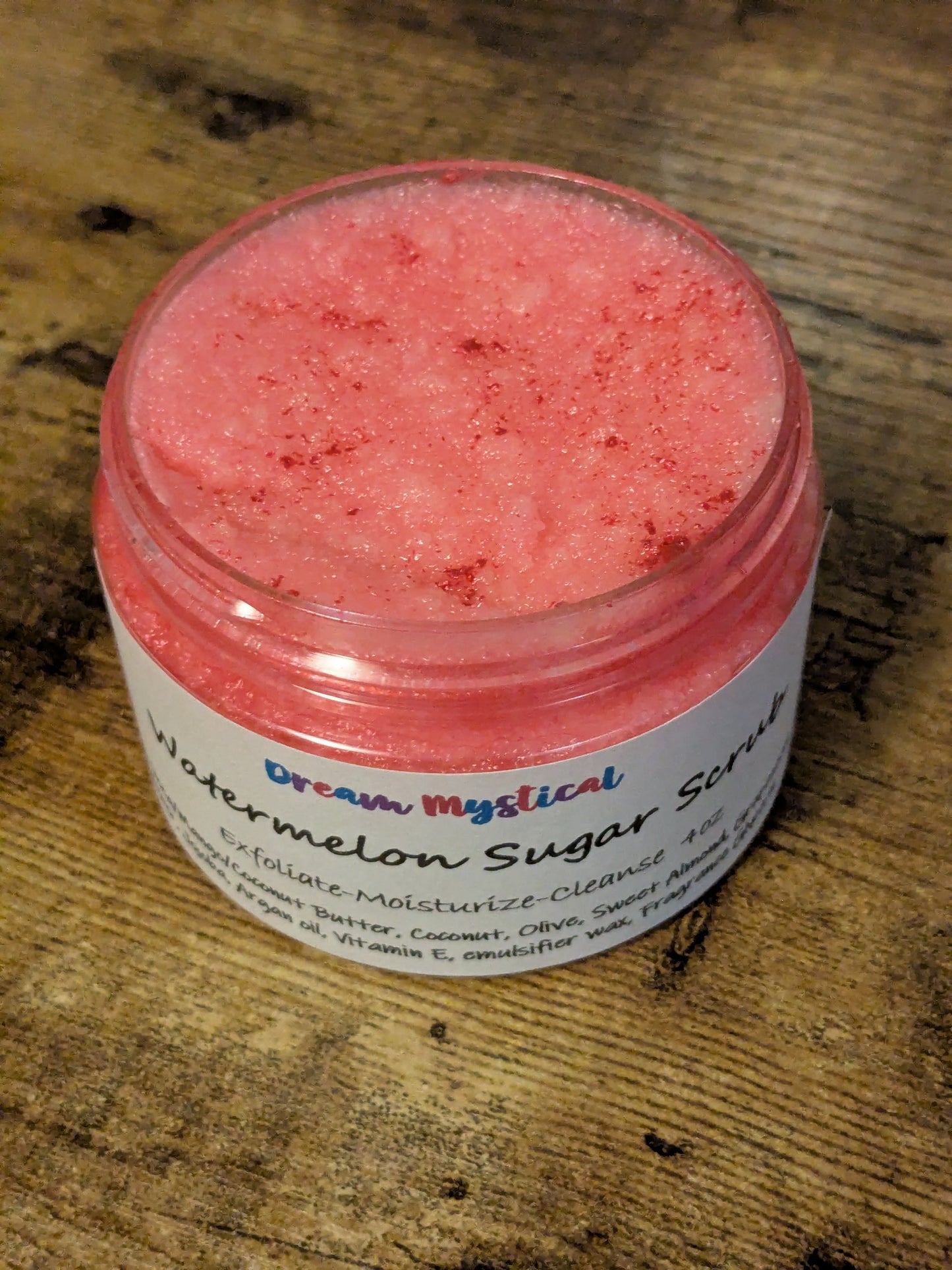 Sugar Scrub Exfoliate Moisturizer Cleanse Heals All Natural handmade