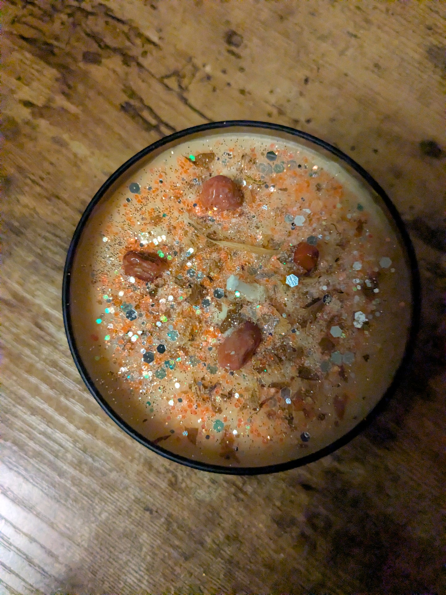 Cranberry Manifesting Candle Root/Sacral Chakra Connecting with others Protection Balance Mentoring Healing Infused with Carnelian crystals