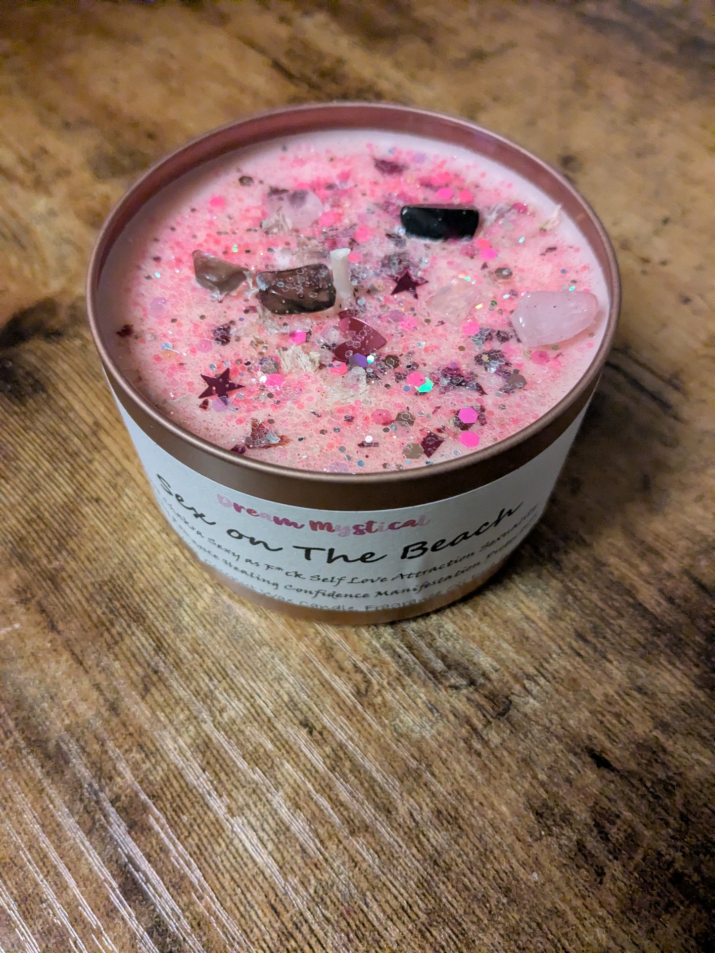 Sex On The Beach Intentional Candle Sexy as F*ck Self Love Attraction  Beauty Romance Manifestation Protection Spiritual Coconut Wax
