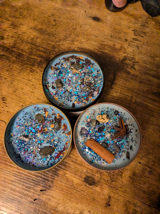 Blueberry Cheesecake All Seeing All Knowing Intentional Manifest Candle Crown Chakra Higher Awareness Inspires Connects 2 Divine Protection