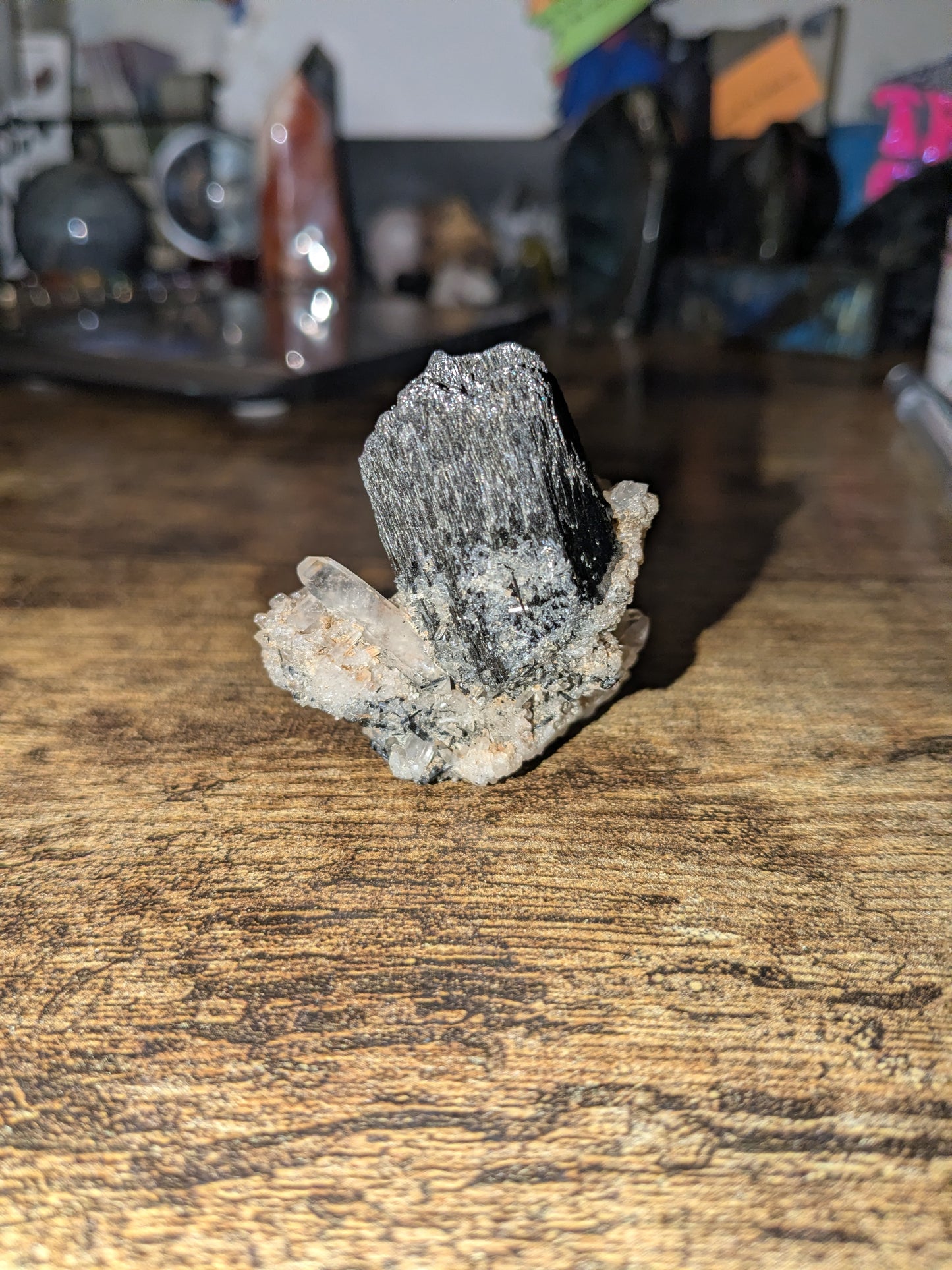 🖤Sacred Shield Black Tourmaline• Natural Schorl Mineral • EMF Protection • Energy Shielding • Grounding & Clarity Stone • Raw Healing Crystal