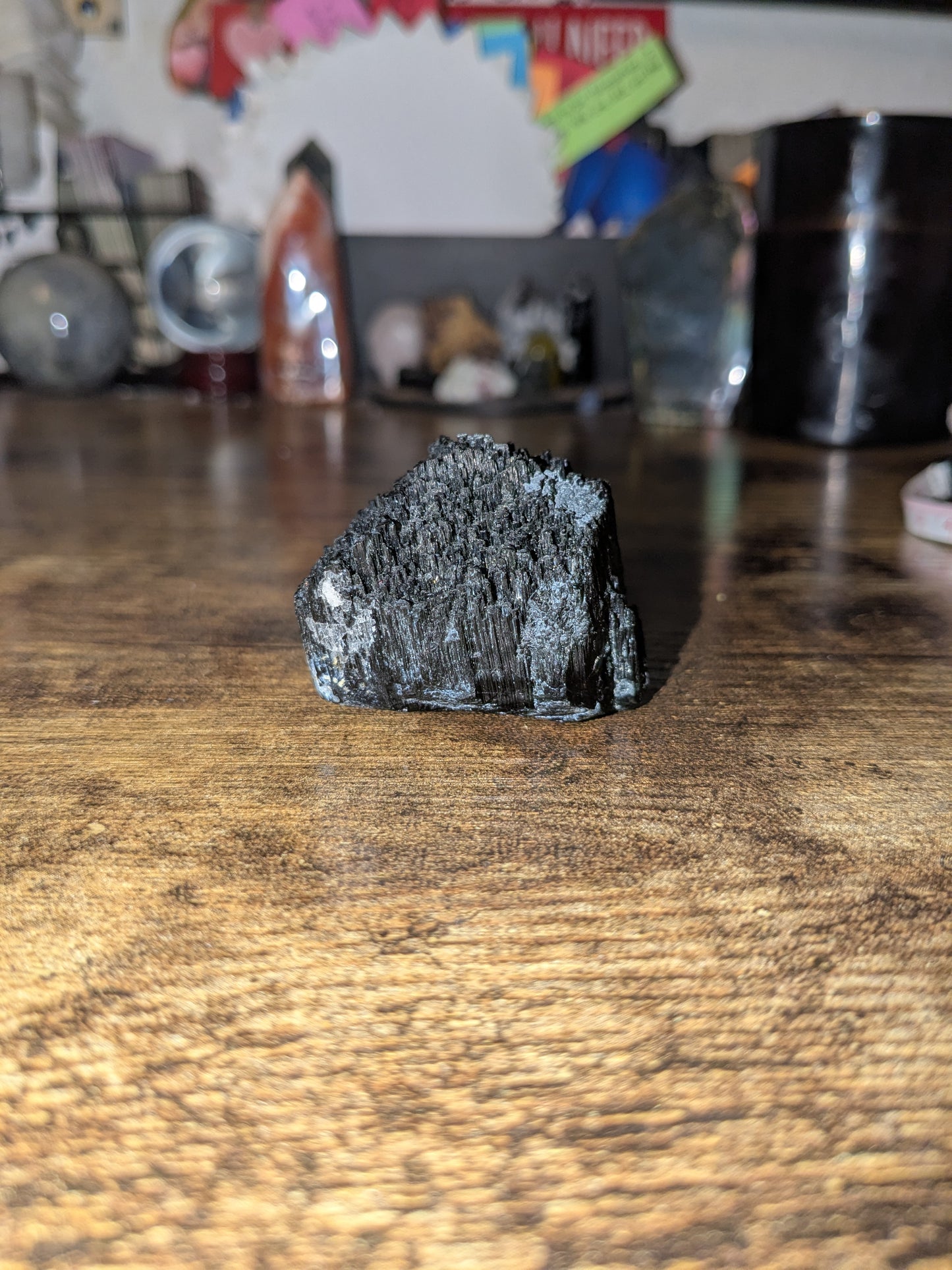 🖤 Sacrad Shield Black Tourmaline (Schorl) — One-of-a-Kind Natural Specimen
• Natural Schorl Mineral • EMF Protection • Energy Shield • Grounding & Clarity Stone • Raw Healing CrystalWeight: 87 grams