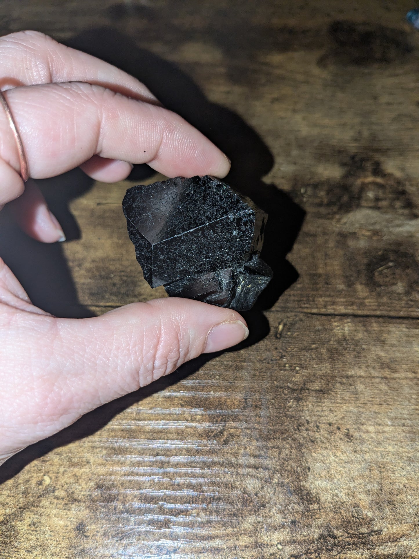 🖤Sacred Shield Natural Black Tourmaline (Schorl) – Raw EMF Protection • Energy Shielding Crystal – 39g