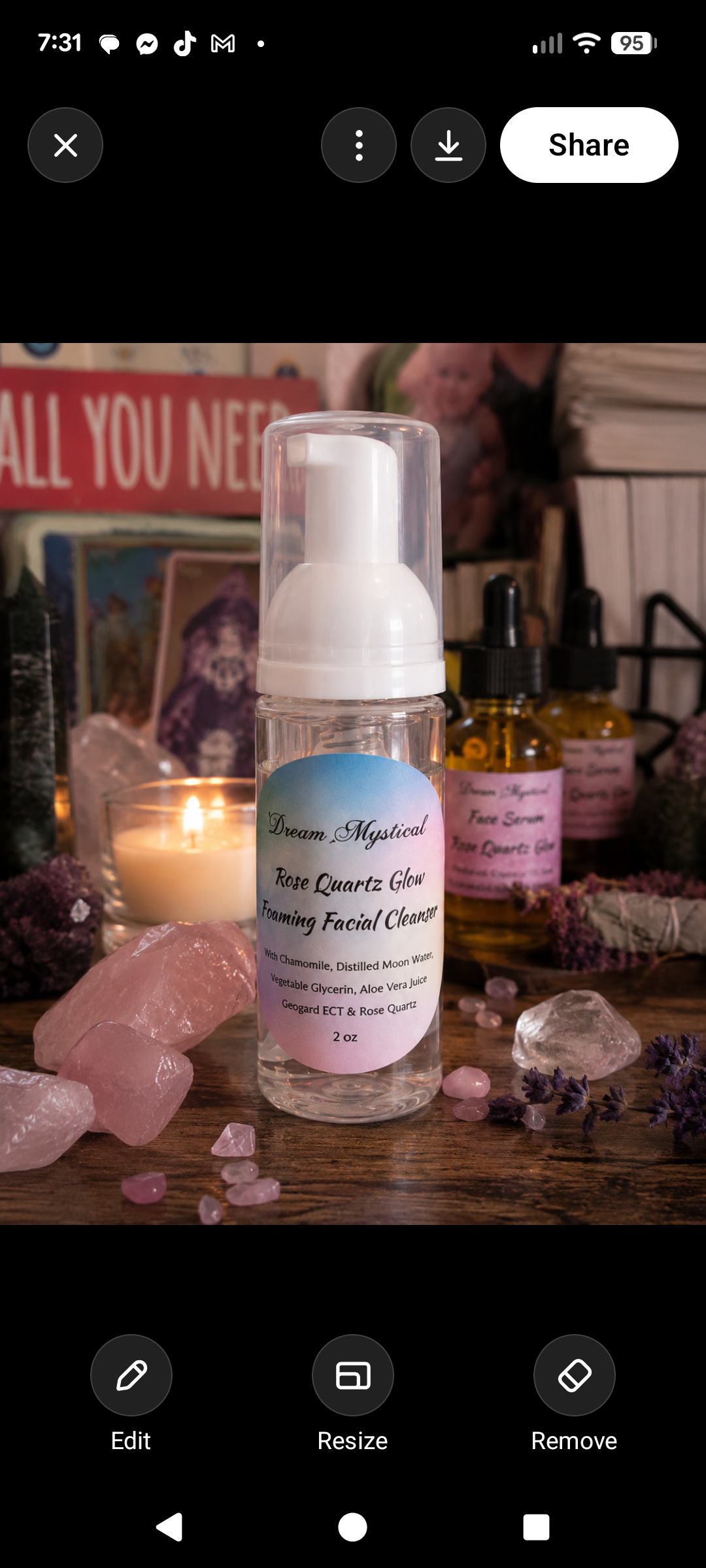 ✨Dream Mystical Rose🌹 Quartz Glow Collection Complete Skincare Bundle or purchase separately