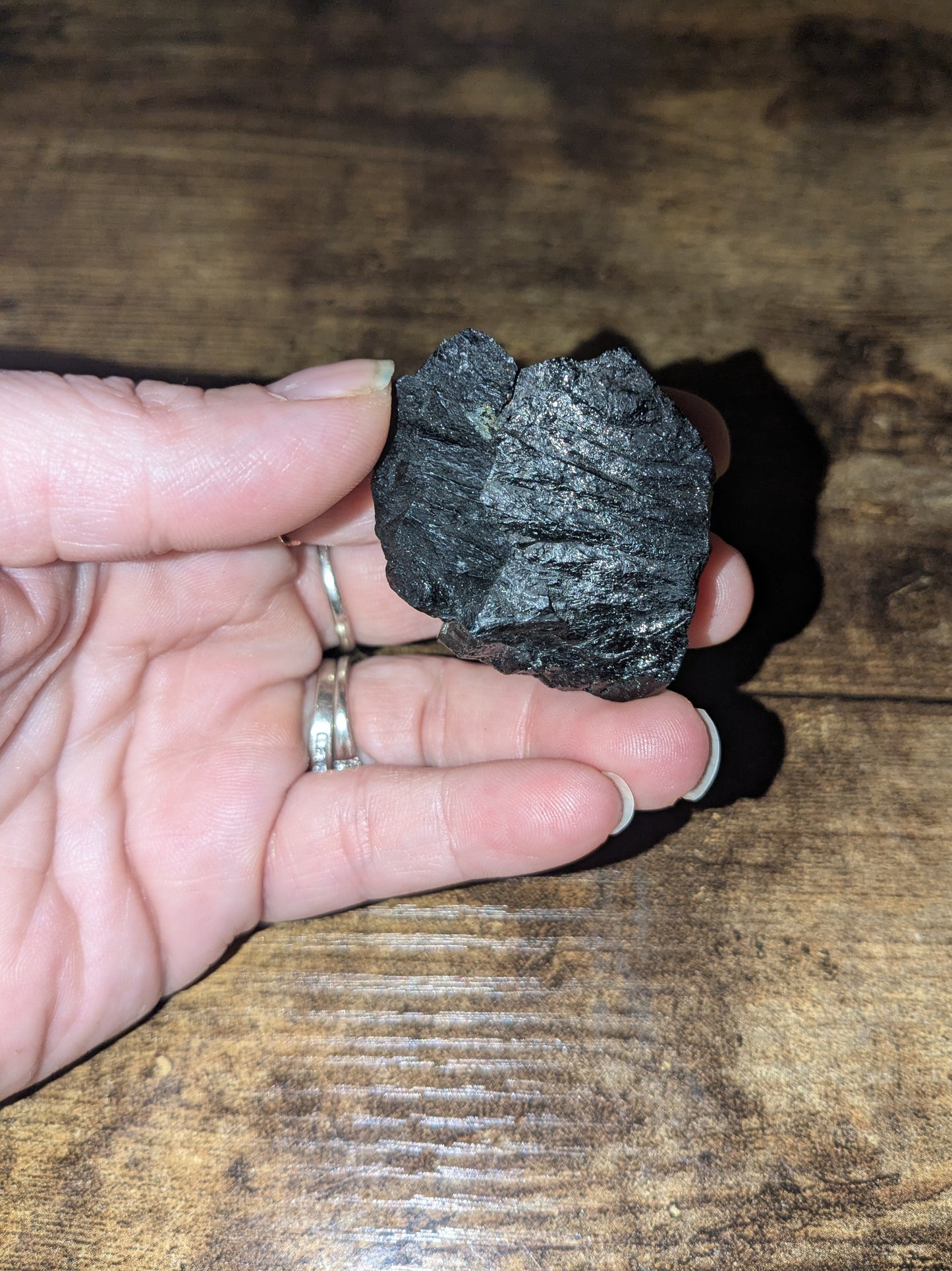 🖤Sacred Shield Natural Black Tourmaline (Schorl) – Raw EMF Protection • Energy Shielding Crystal – 39g