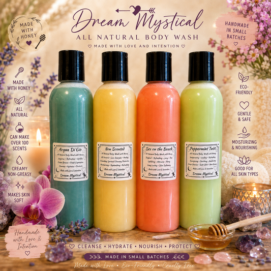 All Natual Body Wash with Raw Honey