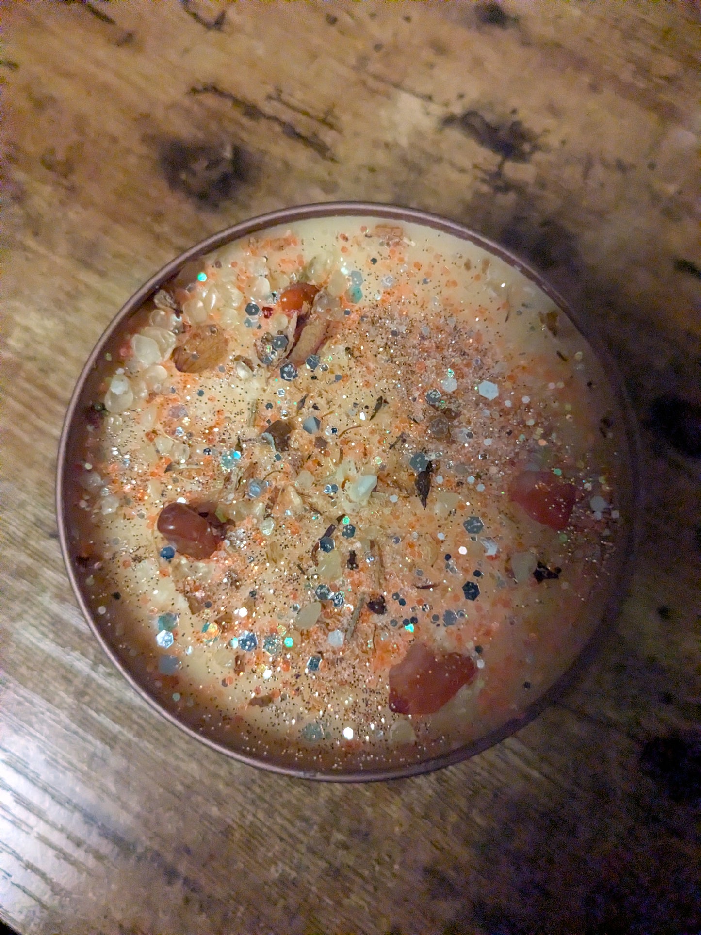 Cranberry Manifesting Candle Root/Sacral Chakra Connecting with others Protection Balance Mentoring Healing Infused with Carnelian crystals