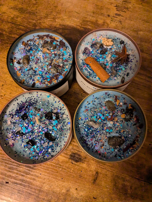 Lemon 🍋 Blueberry 🫐 Crumble~All Seeing All Knowing – Third Eye Activation & Divine Insight Candle Protection Intentional Crown Chakra Inspires Connects 2 Divine
