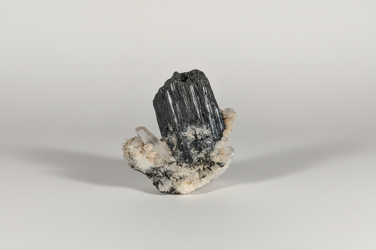 🖤Sacred Shield Black Tourmaline• Natural Schorl Mineral • EMF Protection • Energy Shielding • Grounding & Clarity Stone • Raw Healing Crystal
