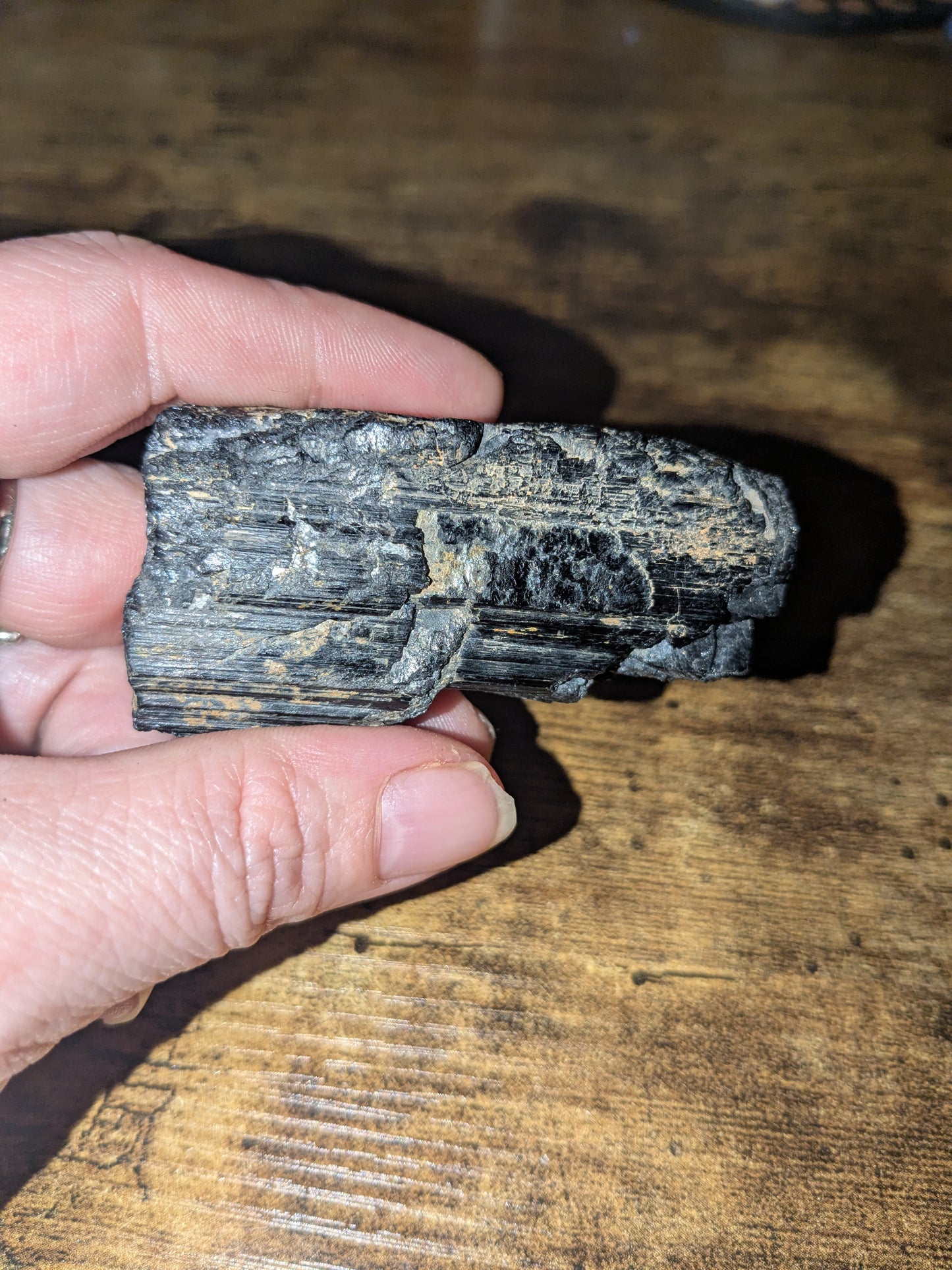 🖤Sacrad Shield Raw Black Tourmaline in Quartz Matrix • Natural Schorl Mineral • EMF Protection • Grounding & Clarity Stone • Raw Healing Crystal101g Natural Protection Stone