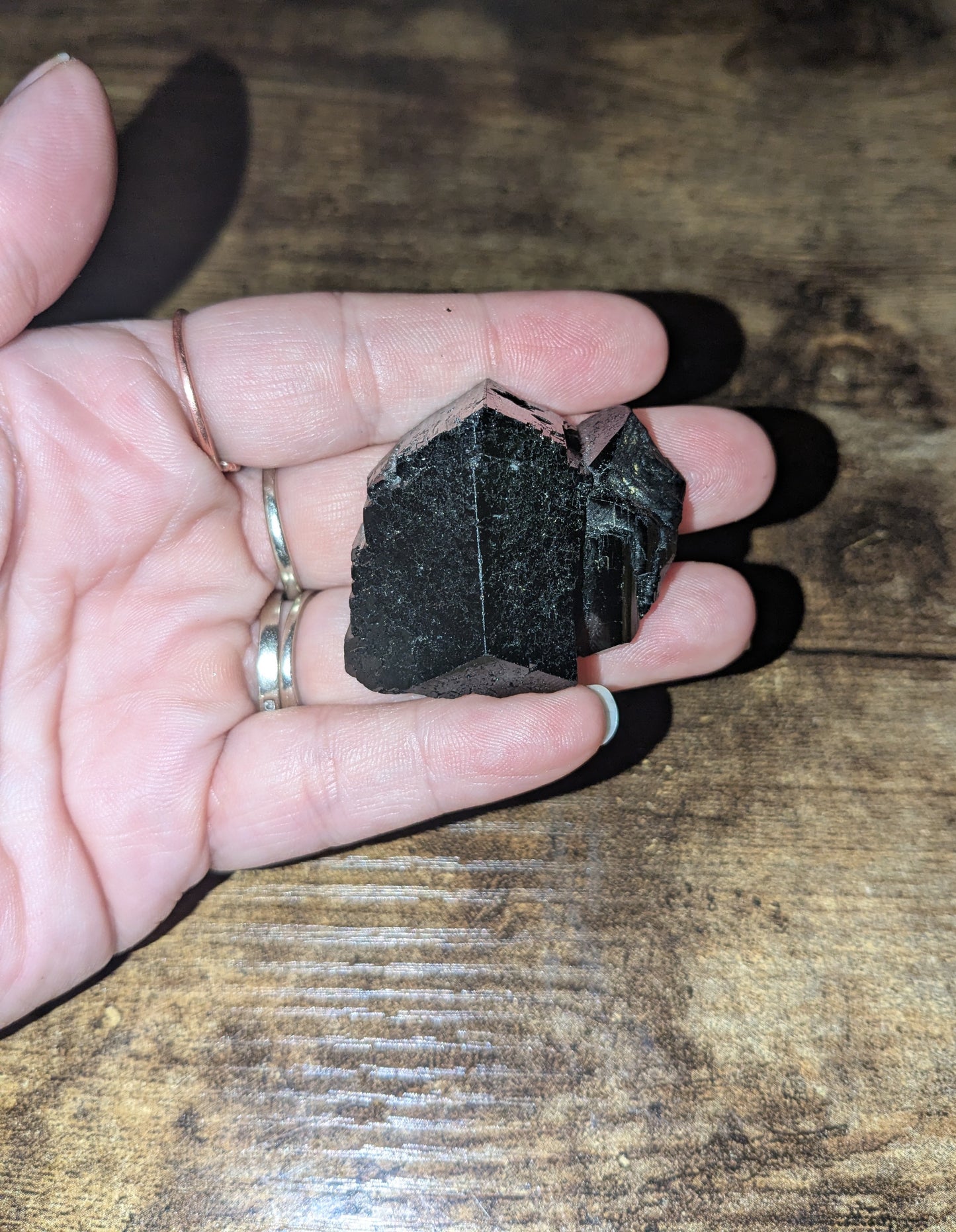 🖤Sacred Shield Natural Black Tourmaline (Schorl) – Raw EMF Protection • Energy Shielding Crystal – 39g