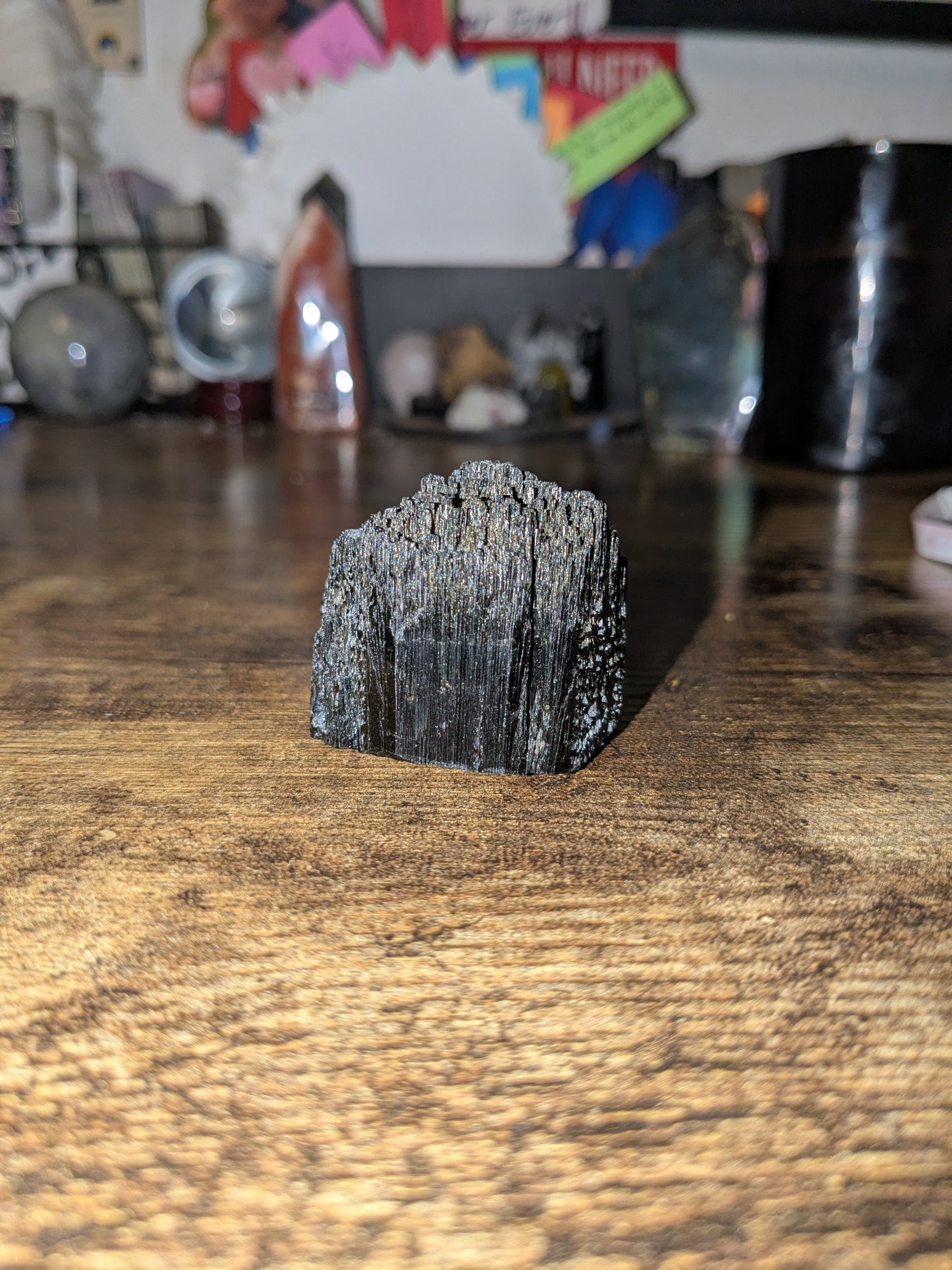 🖤 Sacrad Shield Black Tourmaline (Schorl) — One-of-a-Kind Natural Specimen
• Natural Schorl Mineral • EMF Protection • Energy Shield • Grounding & Clarity Stone • Raw Healing CrystalWeight: 87 grams