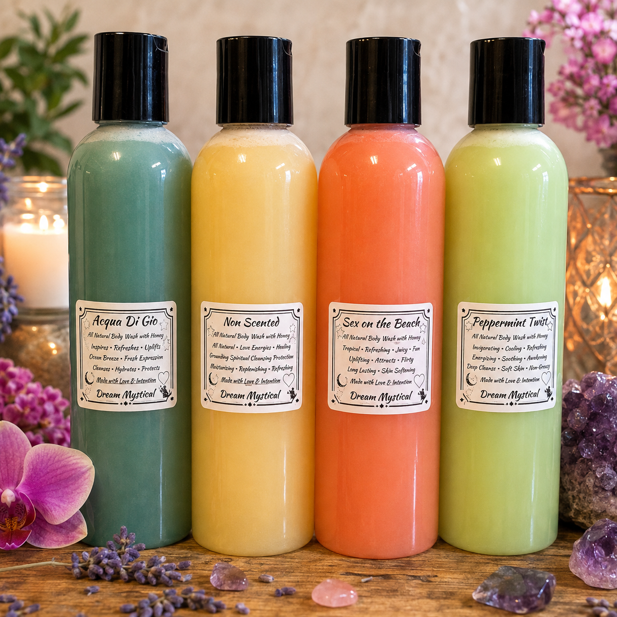 All Natual Body Wash with Raw Honey