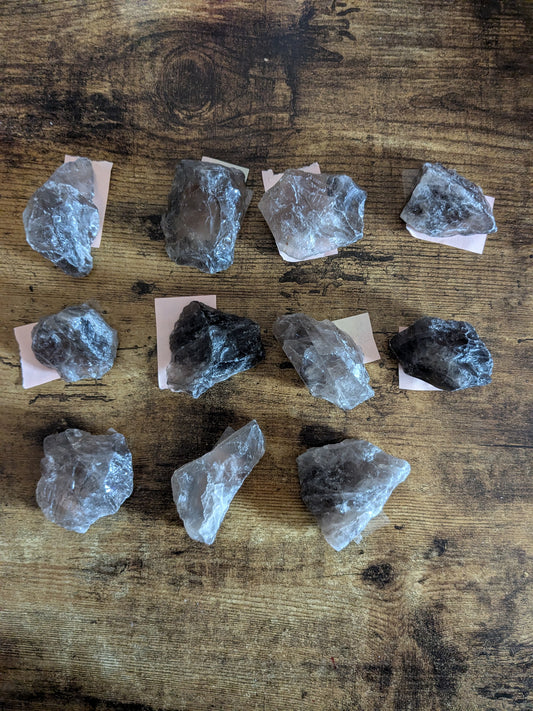 Stone of Serenity Raw Smoky Quartz Crystal – Root 🫜& Sacral Chakra Grounding, Protection & Transmutation Stone