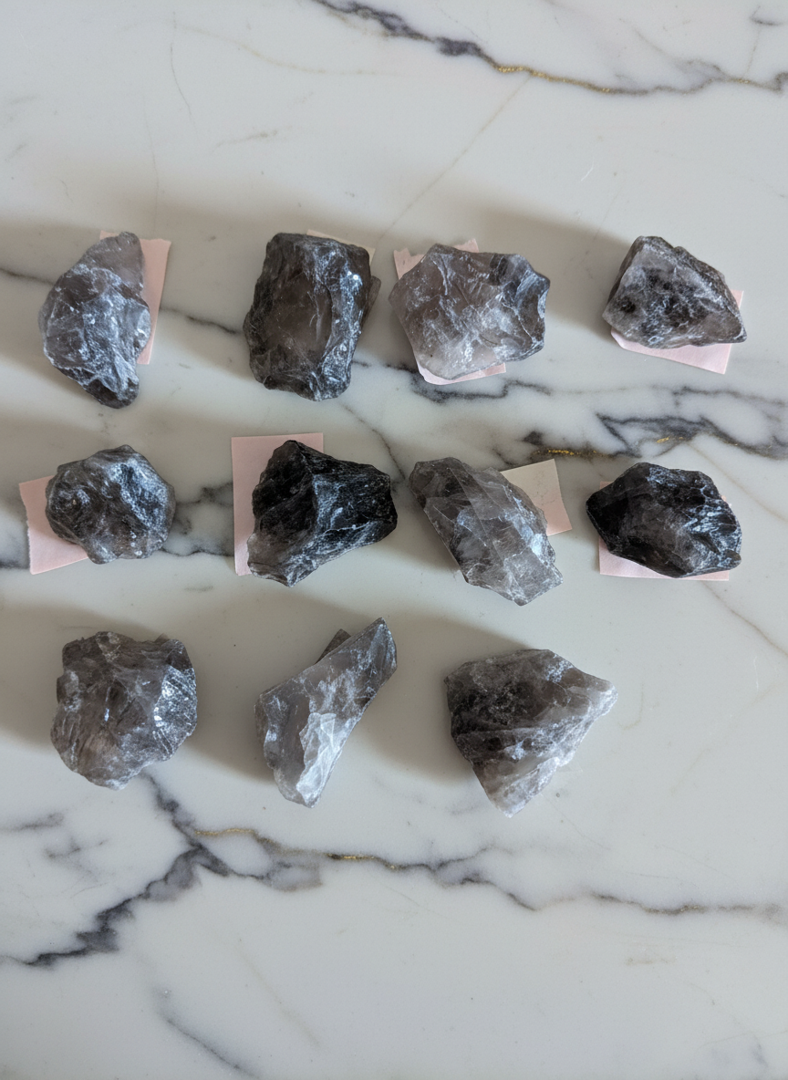 Stone of Serenity Raw Smoky Quartz Crystal – Root 🫜& Sacral Chakra Grounding, Protection & Transmutation Stone