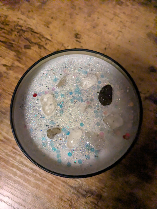Coconut craze Intentional Candle Coconut Wax  Crown Chakra Inspires Connects 2 Divine Consciousness Enlightment Protection
